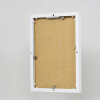 Portarretratos efecto aluminio Quadro 40x40 cm cristal blanco antirreflejos