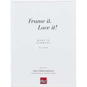Marco de aluminio efecto Quadro 40x60 cm cristal blanco...