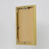Marco de aluminio efecto Quadro 42x59,4 cm cristal dorado antirreflejos MDF
