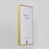 Marco de aluminio efecto Quadro 42x59,4 cm cristal dorado antirreflejos MDF