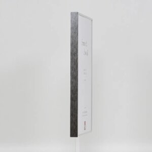 Portarretratos efecto aluminio Quadro 42x59,4 cm plata alto brillo cristal antirreflejos