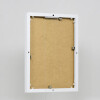 Portarretratos efecto aluminio Quadro 45x60 cm cristal blanco antirreflejos