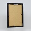 Portarretratos efecto aluminio Quadro 45x60 cm cristal negro antirreflejos