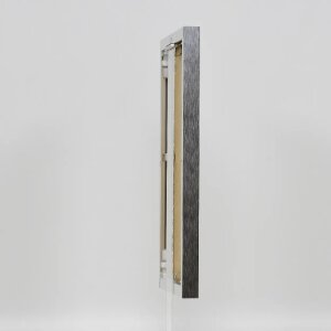 Portarretratos efecto aluminio Quadro 50x100 cm plata alto brillo cristal antirreflejos