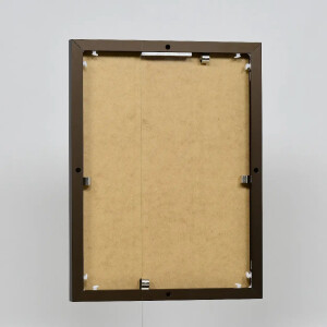 Marco de aluminio efecto Quadro 60x80 cm bronce cristal antirreflejos