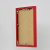 Marco de aluminio efecto Quadro 62x93 cm cristal rojo antirreflejos trasera MDF