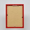 Marco de aluminio efecto Quadro 62x93 cm cristal rojo antirreflejos trasera MDF