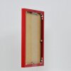 Marco de aluminio efecto Quadro 62x93 cm cristal rojo antirreflejos trasera MDF