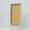 Portarretratos efecto aluminio Quadro 62x93 cm plata alto brillo cristal antirreflejos