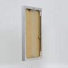 Portarretratos efecto aluminio Quadro 62x93 cm plata alto brillo cristal antirreflejos