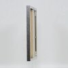Portarretratos efecto aluminio Quadro 62x93 cm plata alto brillo cristal antirreflejos