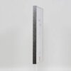 Portarretratos efecto aluminio Quadro 62x93 cm plata alto brillo cristal antirreflejos