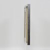 Portarretratos efecto aluminio Quadro 62x93 cm plata alto brillo cristal antirreflejos