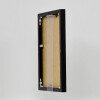 Portarretratos efecto aluminio Quadro 62x93 cm cristal antirreflejos negro alto brillo