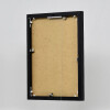 Portarretratos efecto aluminio Quadro 62x93 cm cristal antirreflejos negro alto brillo