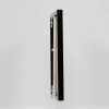 Portarretratos efecto aluminio Quadro 62x93 cm cristal antirreflejos negro alto brillo