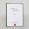 Portarretratos efecto aluminio Quadro 14 8x21 cm cristal antirreflejos plata envejecida