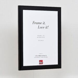 Marco de fotos Effect Alu-Bilderrahmen Profil S3 Negro 60x90 cm con cristal antirreflejo