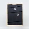 Efecto marco de madera perfil 32 azul 13x13 cm cristal antirreflejos