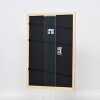 Efecto marco de madera perfil 32 marrón claro 18x32 cm cristal antirreflejos