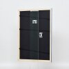 Efecto marco de madera perfil 32 gris-azul 20x28 cm cristal antirreflejos