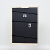 Efecto marco de madera perfil 32 gris-azul 20x28 cm cristal antirreflejos