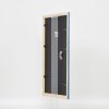 Efecto marco de madera perfil 32 gris-azul 21x29,7 cm cristal antirreflejos