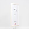 Marco de madera efecto Perfil 32 blanco 50x65 cm cristal antirreflectante