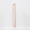 Efecto marco de madera perfil 32 marrón claro 50x65 cm cristal antirreflejo
