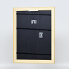 Efecto madera Marco barroco Perfil 37 oro antiguo 42x59,4 cm Cristal antirreflejos