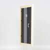 Efecto Madera Marco Barroco Perfil 37 blanco 61x91,5 cm Cristal antirreflejos