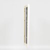 Efecto Madera Marco Barroco Perfil 37 blanco 61x91,5 cm Cristal antirreflejos