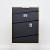 Efecto Marco de madera maciza Perfil 39 negro 18x32 cm Cristal antirreflectante