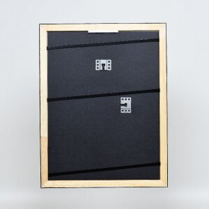 Marco de fotos de madera Effect Profil 40 Plata 25x30 cm con vidrio antireflejo