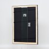 Marco de fotos de madera Effect Holz-Bilderrahmen Profil 40 Platino 25x35 cm Antirreflejos