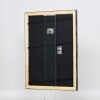 Marco de fotos de madera Effect Holz-Bilderrahmen Profil 40 Plata 14,8x21 cm Antireflexglas