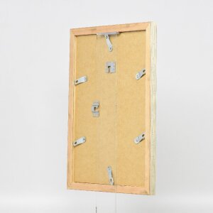 Marco de fotos de madera Effect Profil 41 Antiksilver 18x32 cm Antireflexglas 0411-1832-24