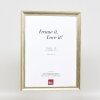 Marco de fotos de madera Effect Profil 41 Antiksilver 18x32 cm Antireflexglas 0411-1832-24