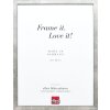Marco de fotos Effect Holzrahmen Profil 42 Vidrio antirreflexo Plata 15x20 cm