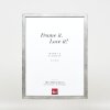 Marco de fotos Effect Holzrahmen Profil 42 Vidrio antirreflexo Plata 15x20 cm