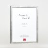 Marco de fotos Effect Holzrahmen Profil 42 Vidrio antirreflexo Plata 15x20 cm