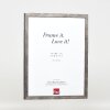 Marco de fotos Effect Holzprofil 42 con vidrio antireflex anthrazit 20x28 cm