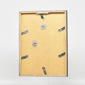 Marco de fotos Effect de madera Profil 42 con vidrio antirreflejo anthrazit 25x70 cm