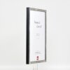 Marco de fotos Effect Holzrahmen Profil 42 Antireflexglas plata 61x91,5 cm
