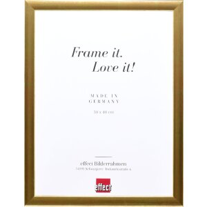 Marco de fotos de madera Effect Profil 43 Dorado 24x30 cm