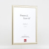 Marco de fotos de madera Effect Profil 43 Plata 42x59,4 cm Cristal antirreflejo
