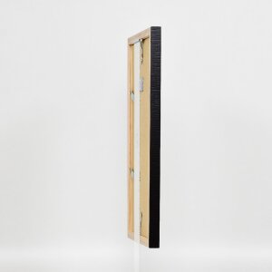 Marco de fotos de madera efecto Profil 48 Negro 42x59,4 cm Vidrio antirreflejante