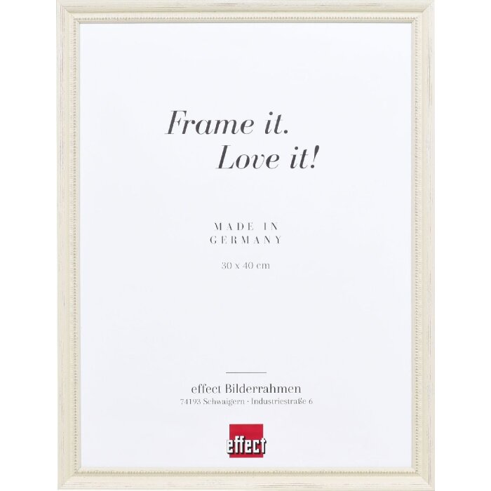 Marco de fotos effect Profil 48 blanco 42x59,4 cm con vidrio antirreflejos