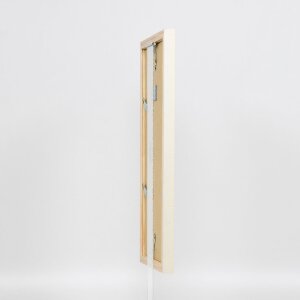 Marco de fotos de madera Profil 48 blanco 30,5x91,5 cm con cristal antireflejante