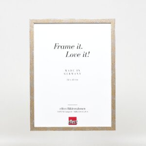 Marco de fotos de madera Effect Profil 51 antiksilber 29,7x42 cm